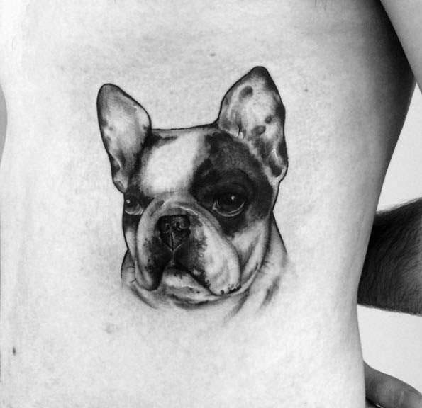 tatouage bulldog 98