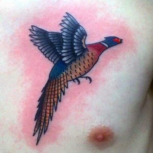 tatouage faisan 13