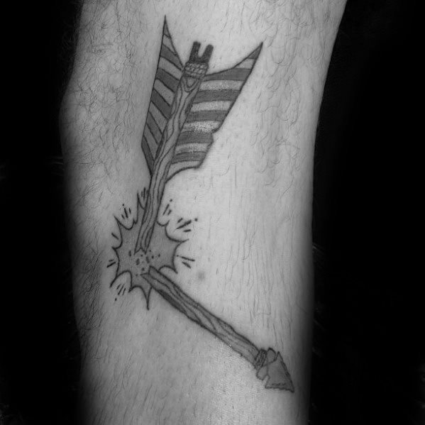 tatouage fleches brisees 09