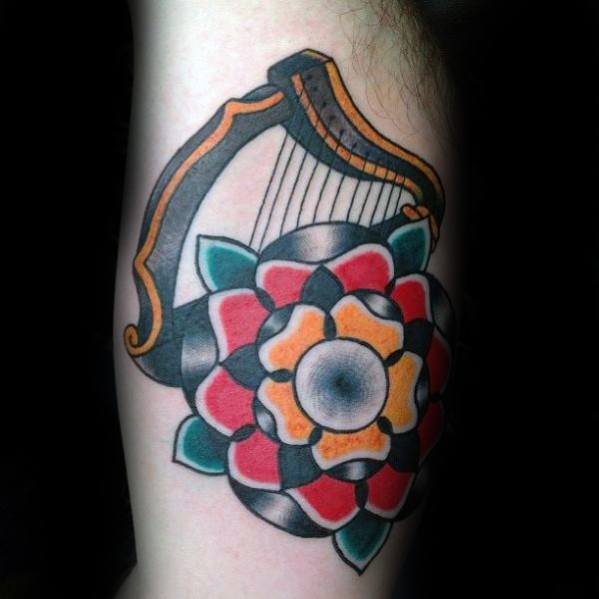 tatouage harpe 101
