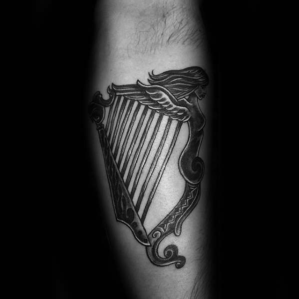 tatouage harpe 25