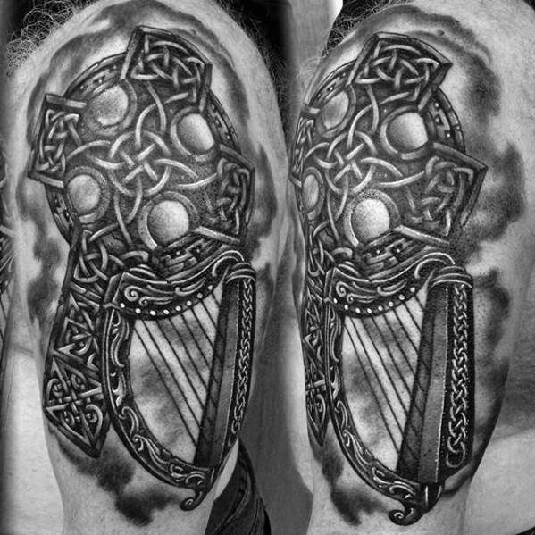 tatouage harpe 27