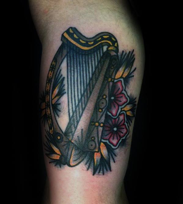 tatouage harpe 49