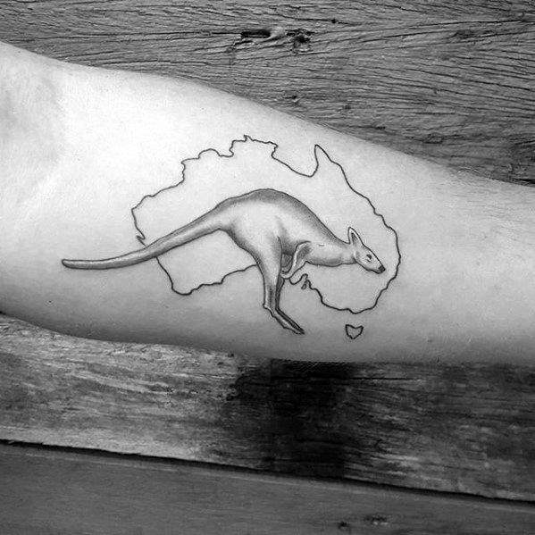 tatouage kangourous 47