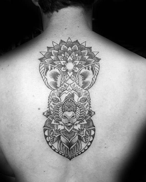 tatouage kangourous 59