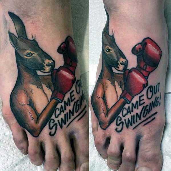 tatouage kangourous 63