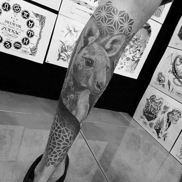 tatouage kangourous 69