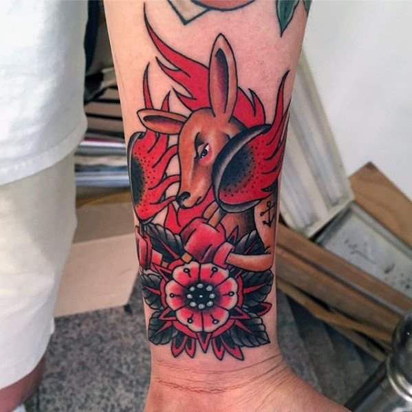 tatouage kangourous 71