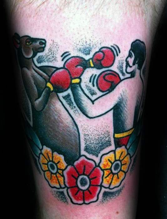 tatouage kangourous 73
