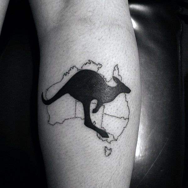 tatouage kangourous 83
