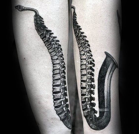tatouage saxophone 19