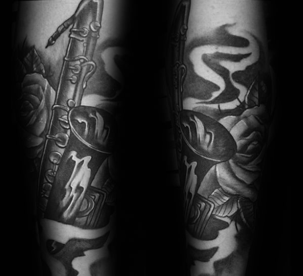 tatouage saxophone 43