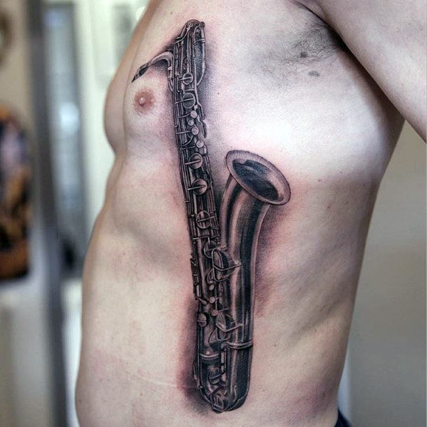 tatouage saxophone 63