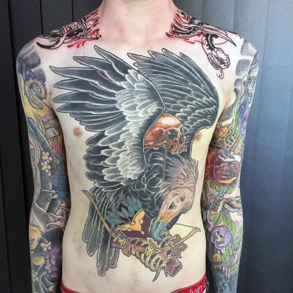tatouage vautour 103