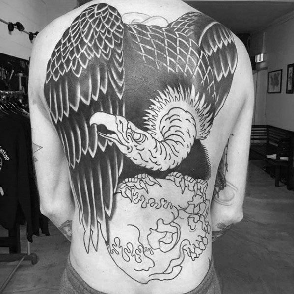 tatouage vautour 129