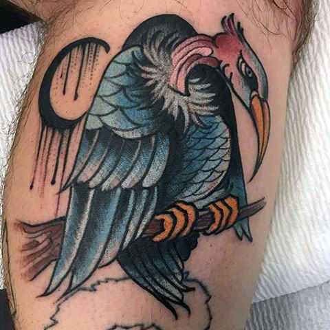 tatouage vautour 29
