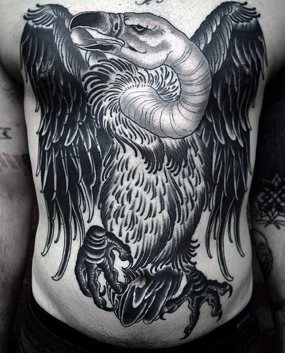 tatouage vautour 61