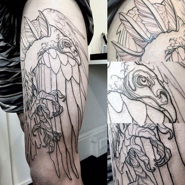 tatouage vautour 73