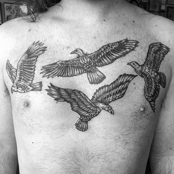 tatouage vautour 89