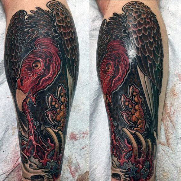tatouage vautour 91