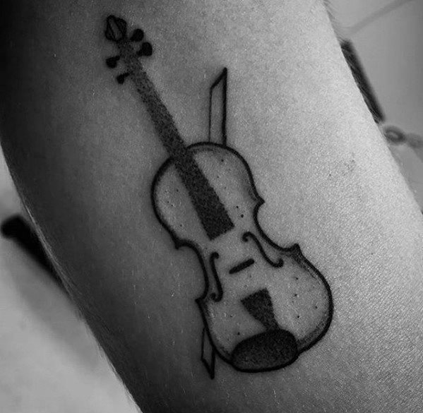 tatouage violon 17