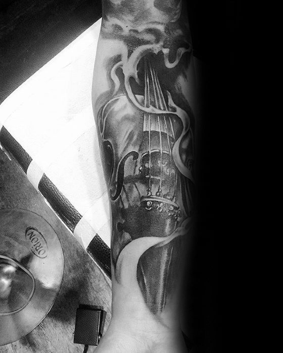 tatouage violon 33
