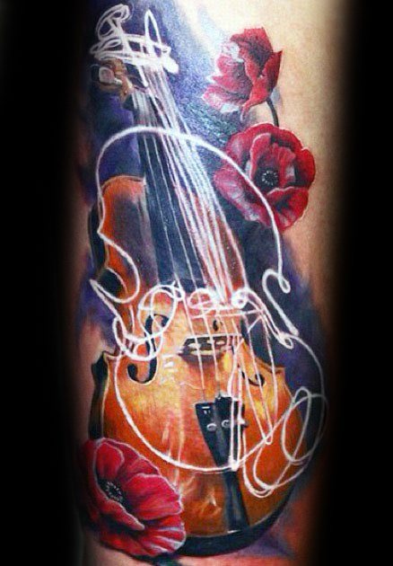 tatouage violon 39