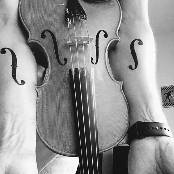 tatouage violon 51