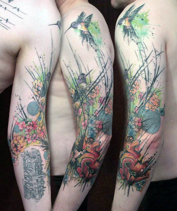 tatouage colibri 06