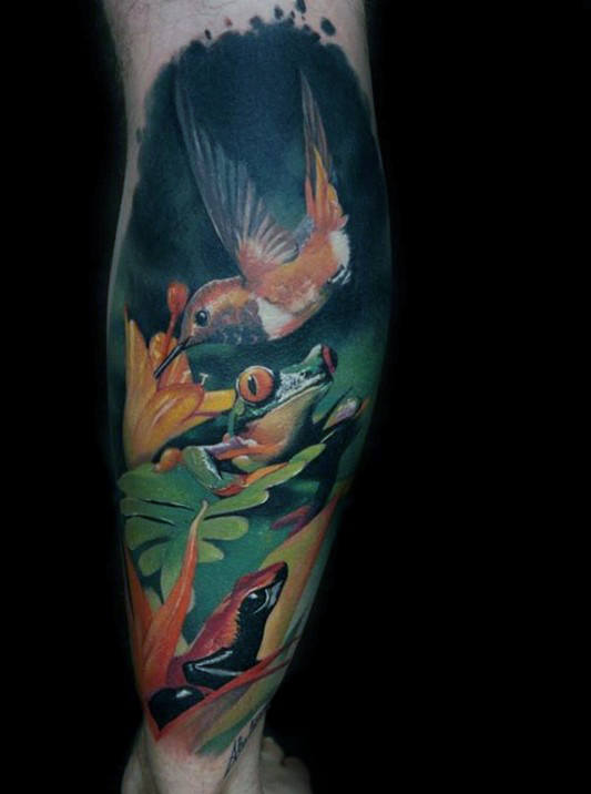 tatouage colibri 106