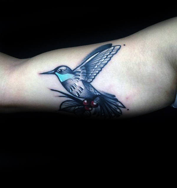 tatouage colibri 26
