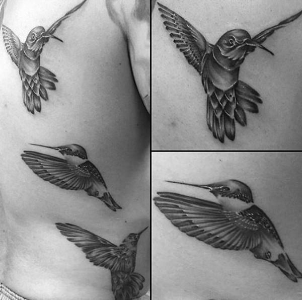 tatouage colibri 262
