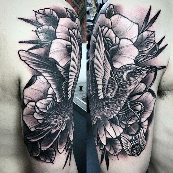 tatouage colibri 274