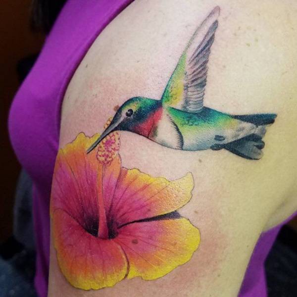 tatouage colibri 422