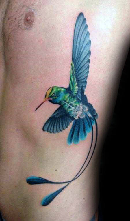 tatouage colibri 54