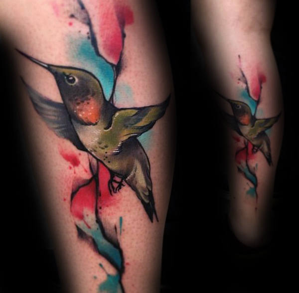 tatouage colibri 678