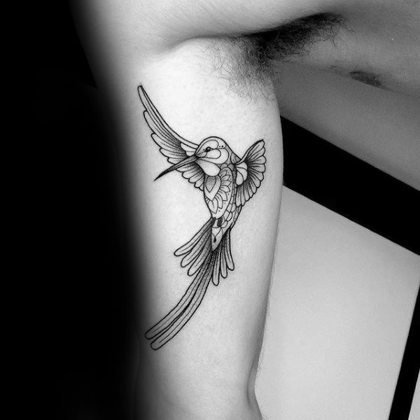 tatouage colibri 758