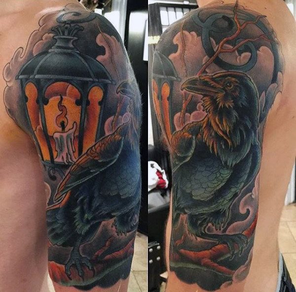 tatouage corbeau 290