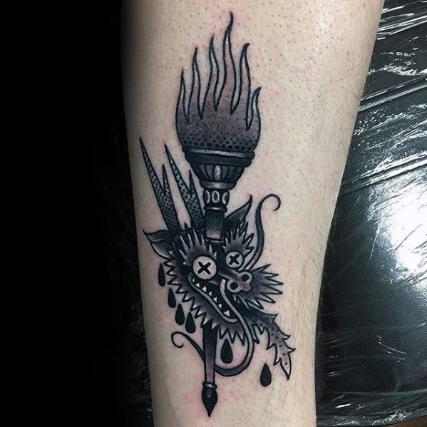 tatouage dragon 446