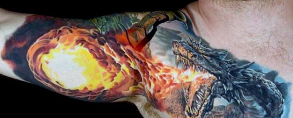 tatouage dragon 50