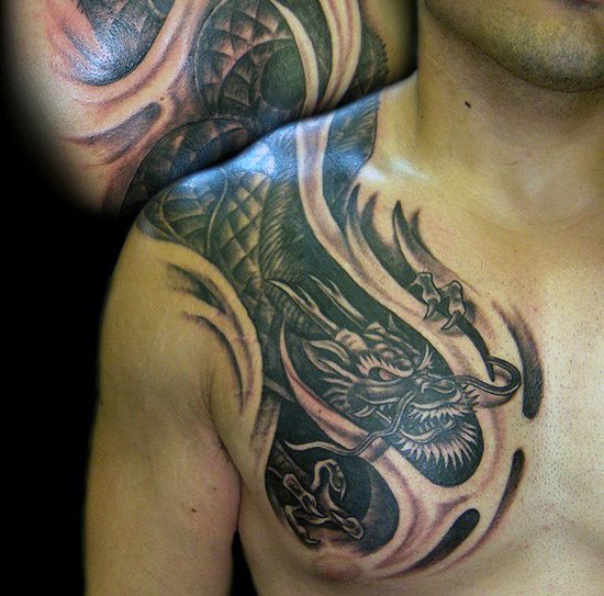 tatouage dragon 54