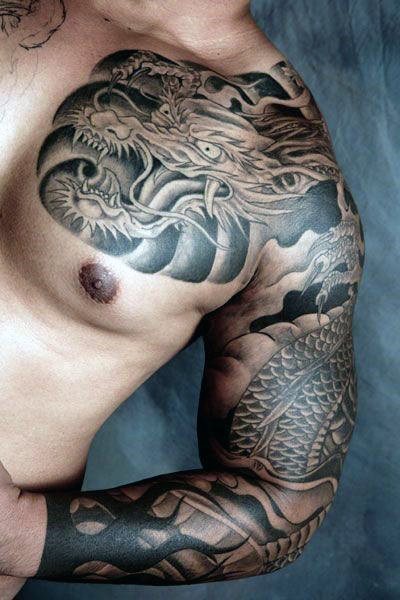 tatouage dragon 74