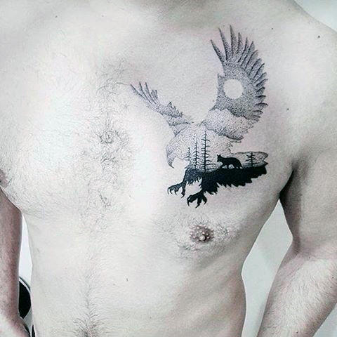 tatouage faucon 190