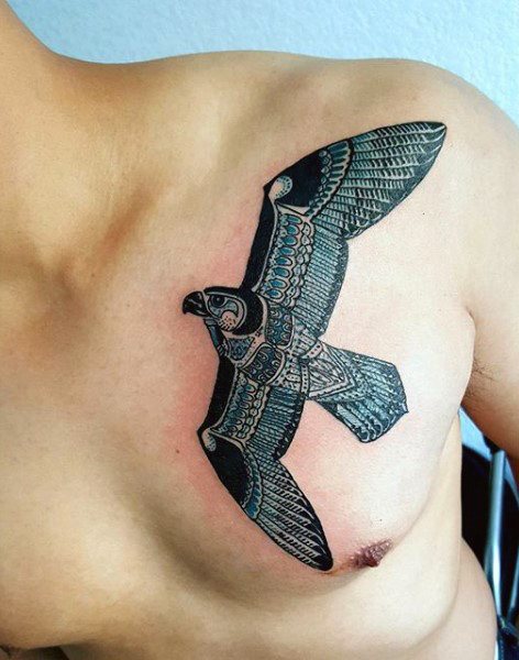 tatouage faucon 374