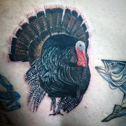 tatouage paon 166