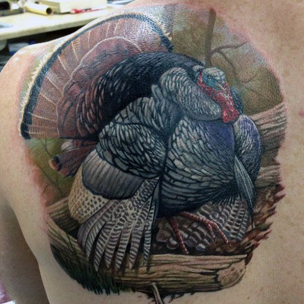 tatouage paon 170