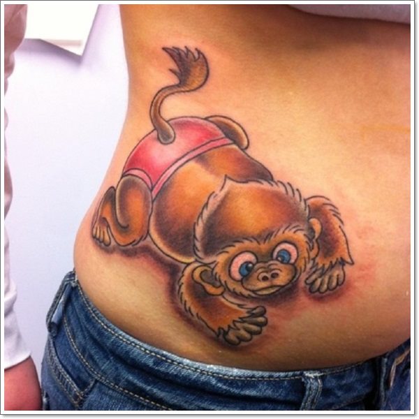 tatouage singe 314