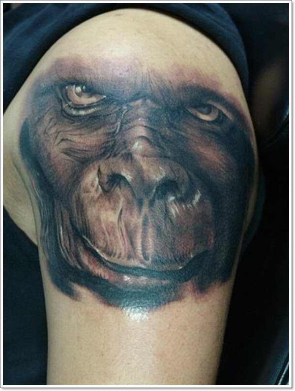 tatouage singe 378