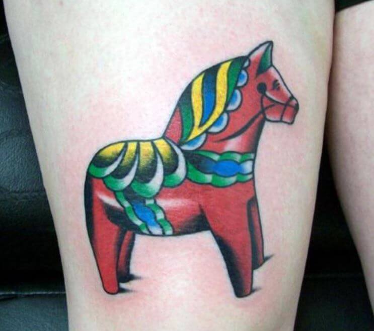 tatouage cheval 119