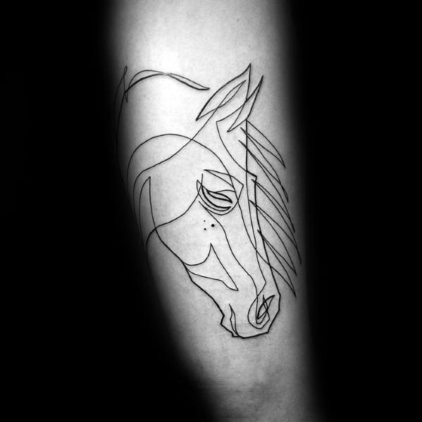tatouage cheval 164